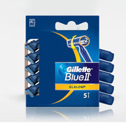 Rasoio usa e getta gillette blue ii slalom confezione da 5 rasoi