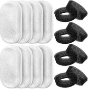 Accessori per distributore d'acqua - 8 modelli per animali domestici, filtri per animali domestici - inclusi 8 filtri per animali domestici e 8 spugne per pompa
