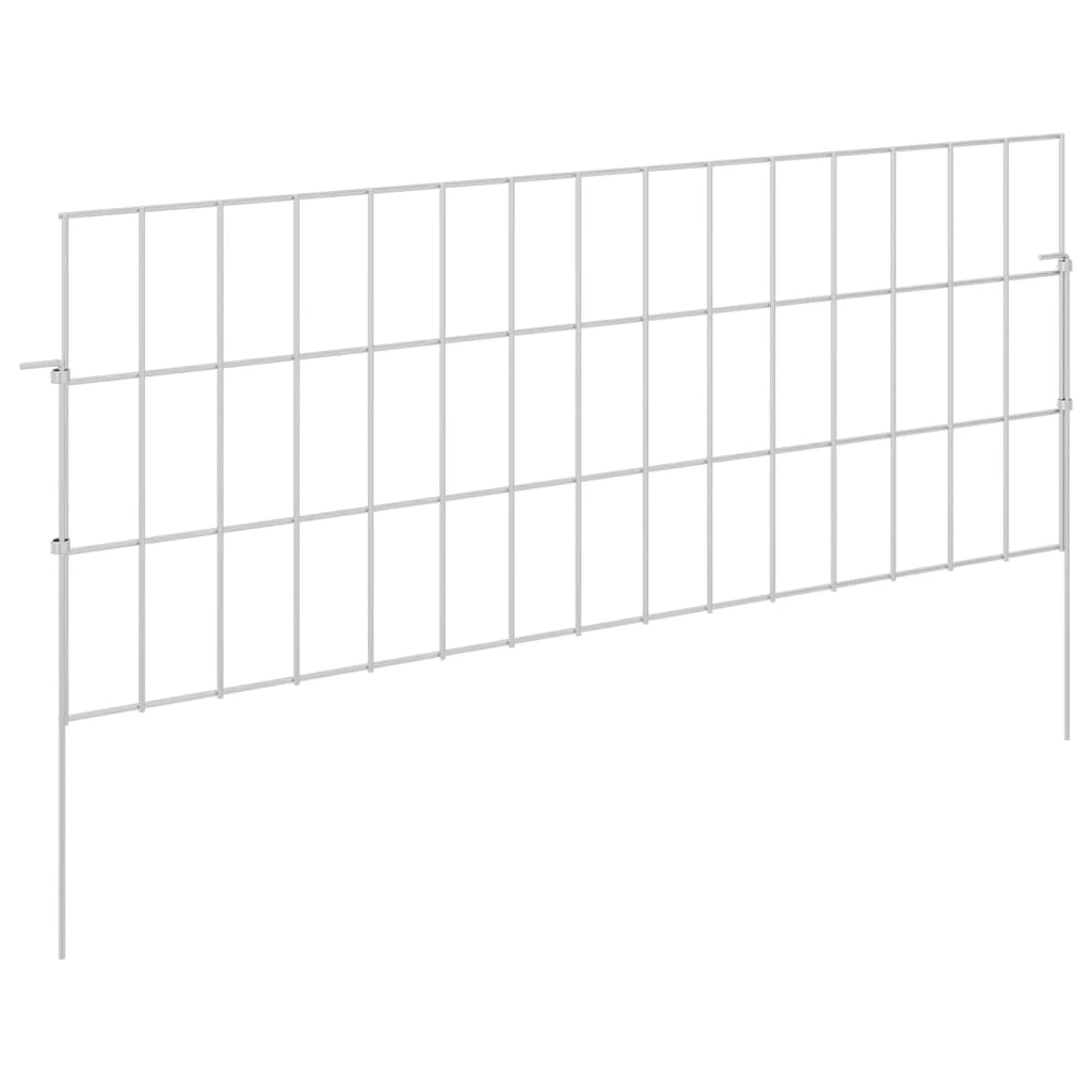Recinzione da Giardino con Picchetti 24 pcs 75 x 30 cm Mesh 42042959