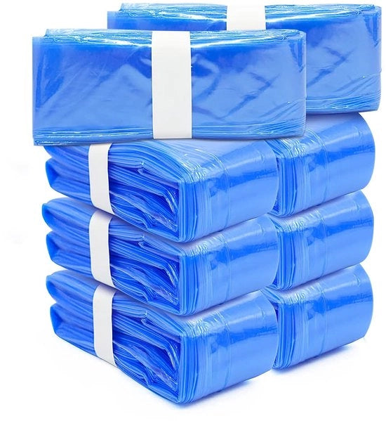 Sacchetto di sostituzione per cassetta dei pannolini - Profumo lavanda - 4,5 m - Pacchetto da 8 - Navetti profumati per cassetta dei rifiuti - Adatto per pannolini - Colore: Lavanda
