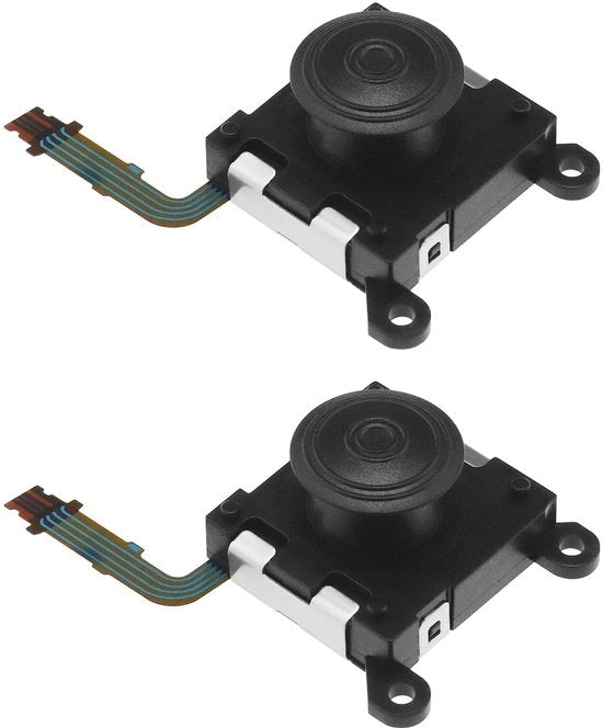 Joystick analogo 3D di sostituzione - Stick del pollice - Controllo preciso - Nero - Compatibile con PS Vita 2000 - 2 pezzi - Accessorio per il gaming