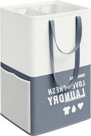 Lavastregger - Grande 90 litri Lavatrice 2 cassetti Ripiegabile - Doppio manico - Blu scuro LCB209Q11 Lavastregger