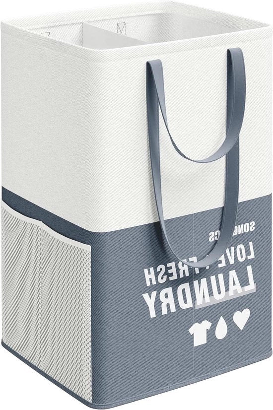 Lavastregger - Grande 90 litri Lavatrice 2 cassetti Ripiegabile - Doppio manico - Blu scuro LCB209Q11 Lavastregger