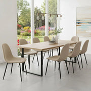 Zambrone, set di Sedie 8 Sedie, Beige