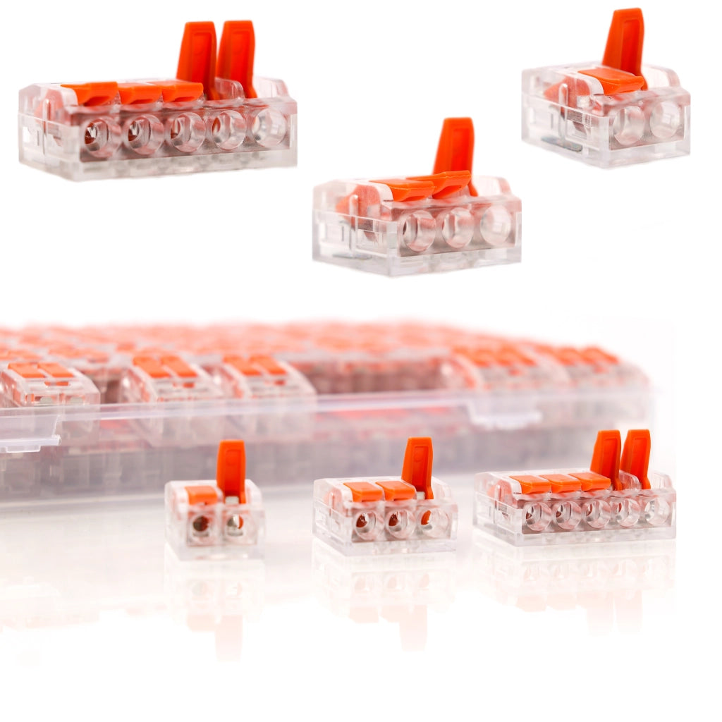 Set di Connettori Rapidi Rosfix 90 Pezzi – Versatilità e Durata | 250V, 32A, 0.14-4mm²
