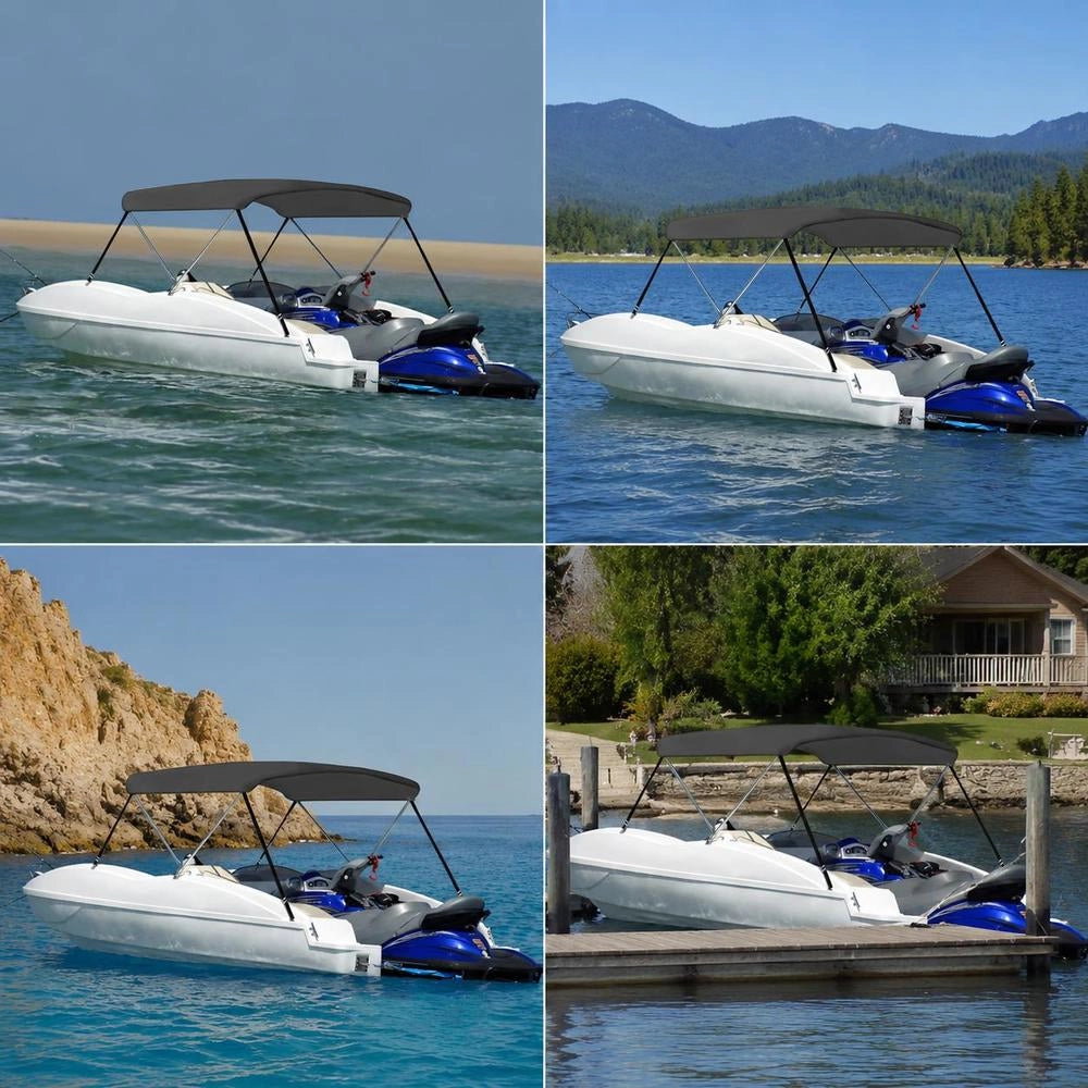 2-Bow Bimini Top Anthracite 150x120x110 Cm