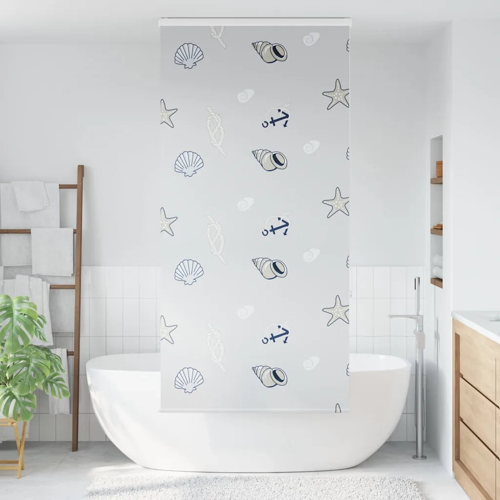 Tenda a rullo | Tenda avvolgibile Doccia Cassonetto 110x240 cm Larghezza Tessuto
