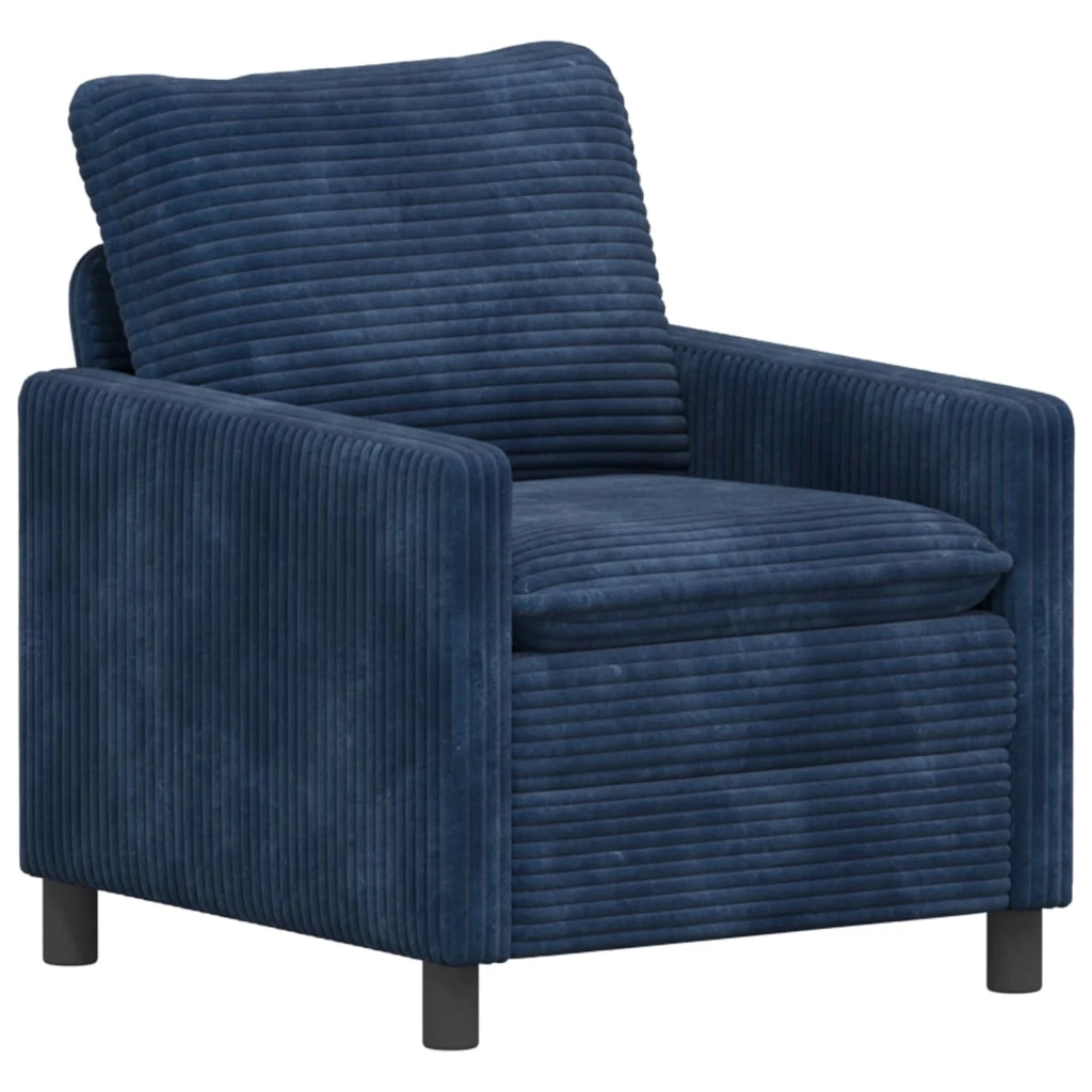 Divano | Divano da soggiorno | Sofa Blu navy 76 x 81 x 87,5 cm Poliestere