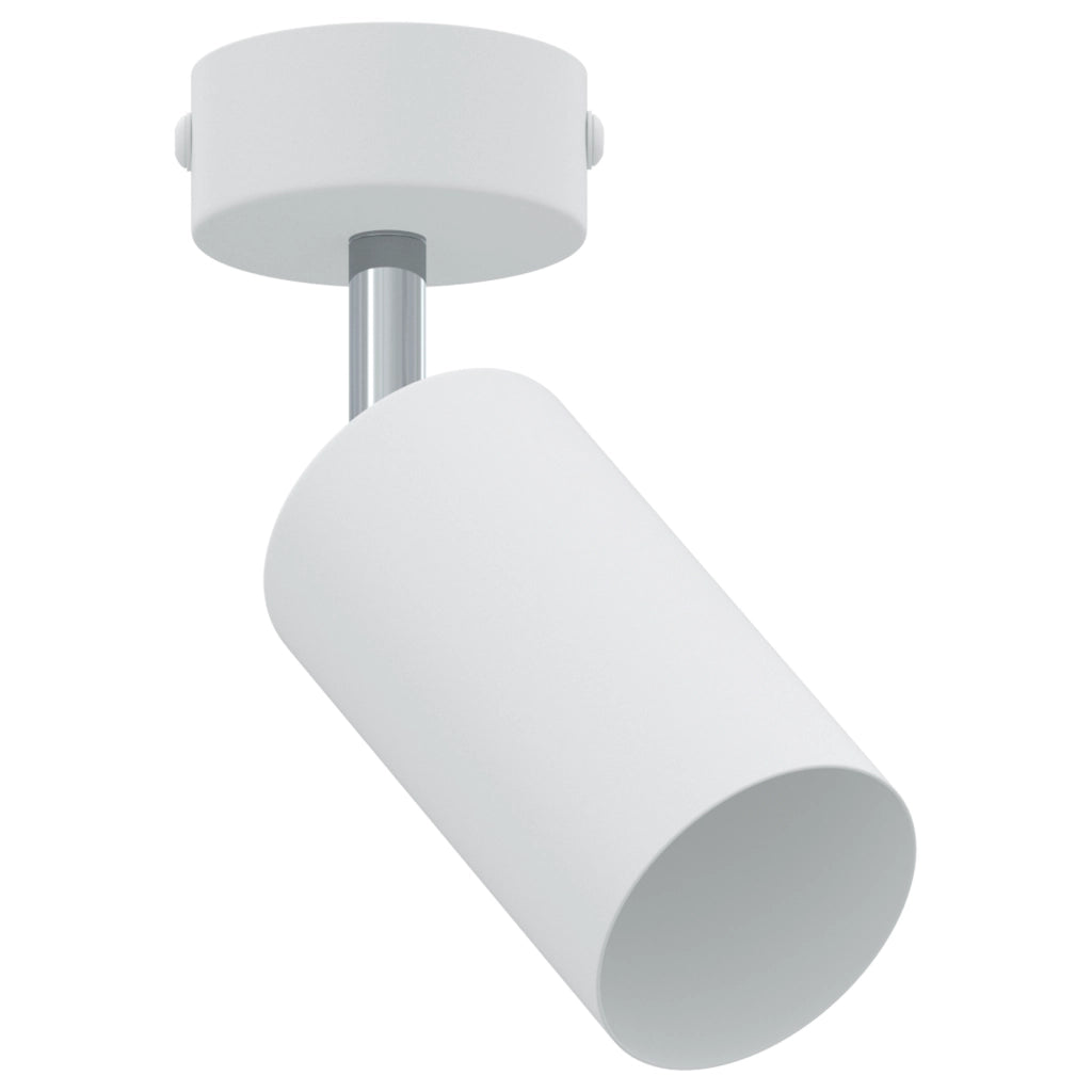 Faretto da soffitto 1 via regolabile bianco GU10