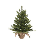 Albero di natale d. 80 x h. 90 cm con base iuta verde 008401