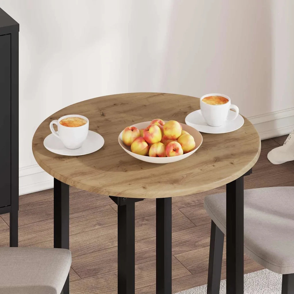 Piano del tavolo rovere artigianale Ø 60 x 1,5 cm 880410