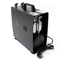 Compressore per aerografo AF189A, monocilindro con serbatoio aria e pressione max di 6 bar