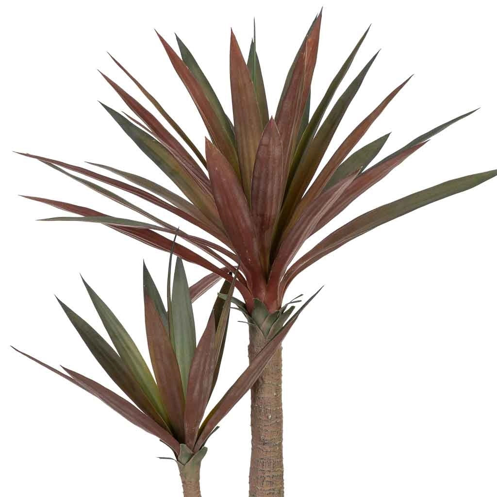 Yucca artificiale decorativa phoenivosa con 44 foglie verde 70x30x90