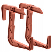 Set di 2 ganci appendiabiti KADAX per vasi da fiori, fioriere da balcone e ringhiere.