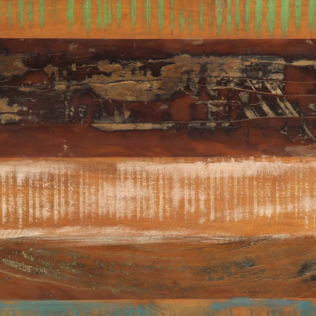 Tavolo da Pranzo 110x55x76 cm in Legno Massello di Recupero