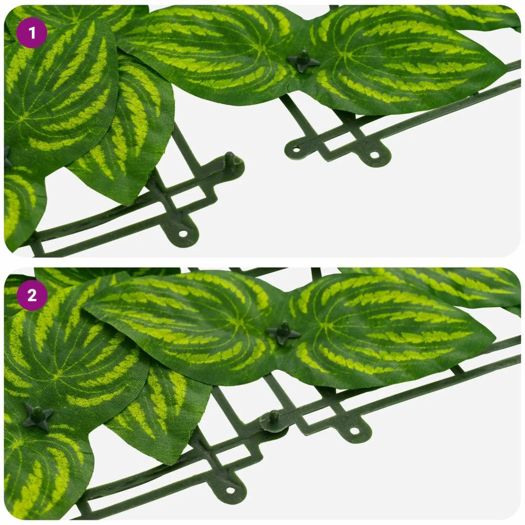 Schermo per balcone con foglie Verde e Giallo 300 x 100 cm 42040643