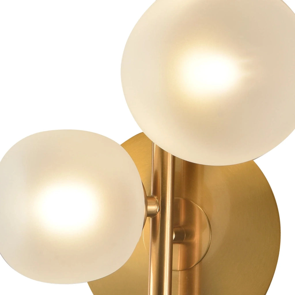 LÚZETE - APPLIQUE DA PARETE 3 LUCI ABAT-JOUR BIANCO OPAL NICOLETTA