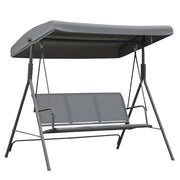 Amaca da Giardino 3 Posti ¨C Zephmum ¨C Grigio Tessilene Acciaio