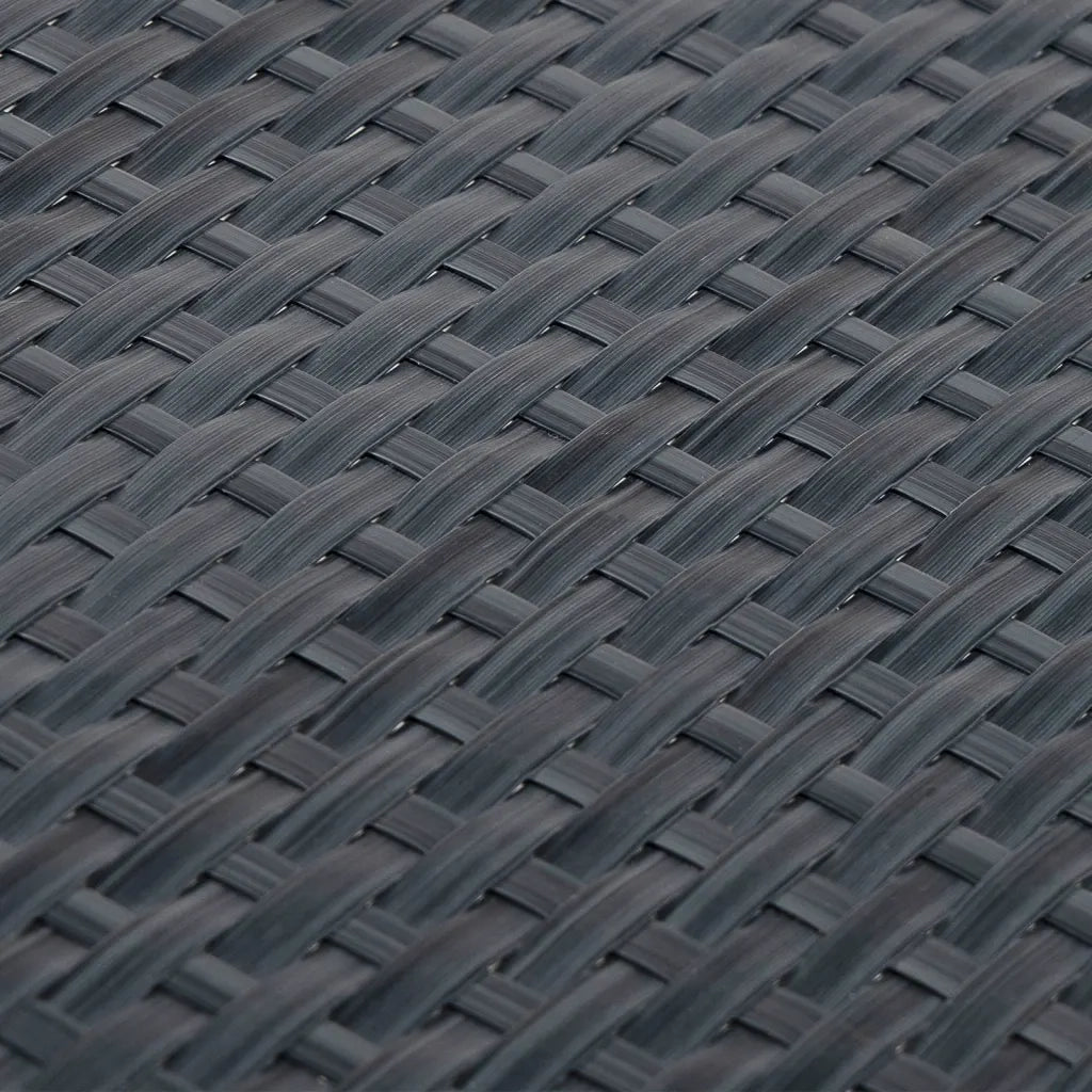 vidaXL Paravento da Balcone Antracite 1000x100 cm in Polyrattan