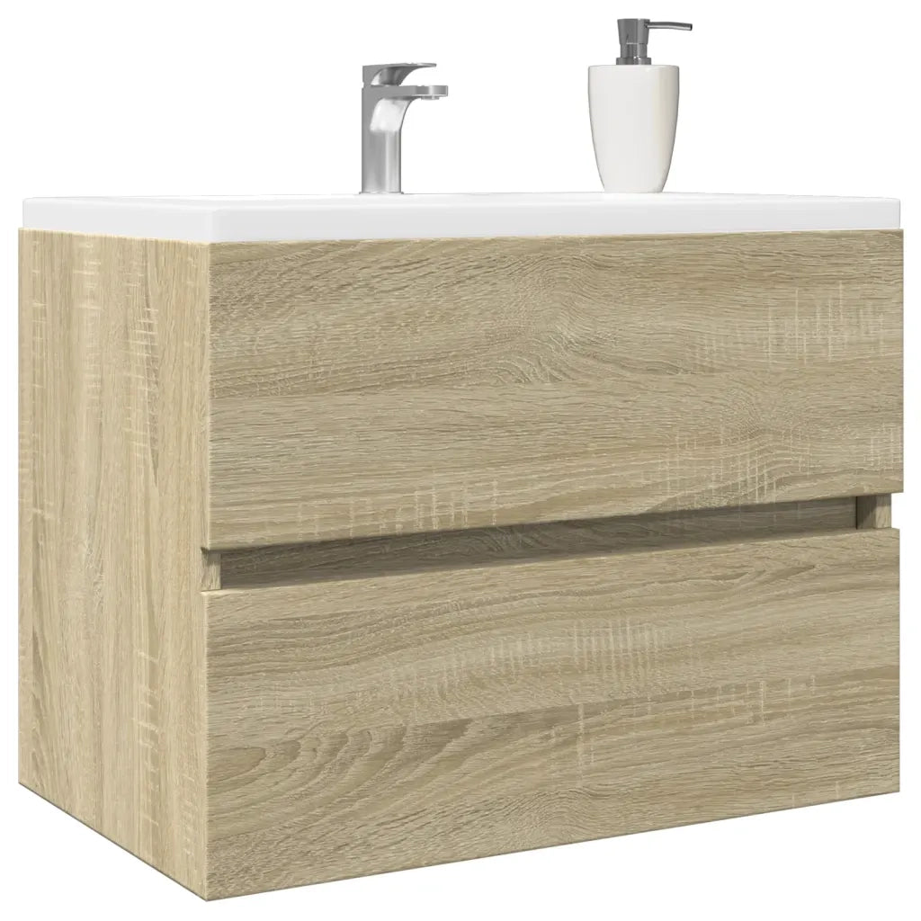 vidaXL Mobile Lavabo Rovere Sonoma 60x38,5x45 cm in Legno Multistrato