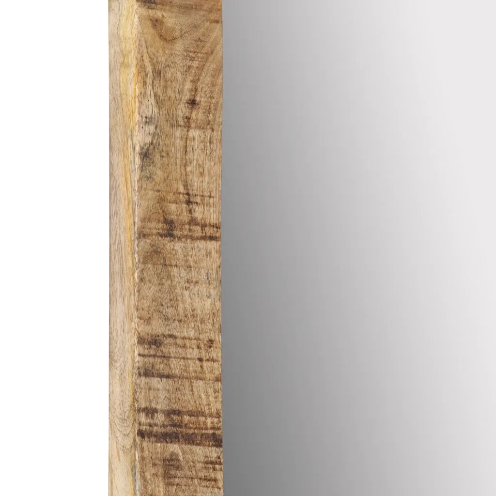 Specchio 70x50 cm in Legno Massello di Mango e Vetro 351982