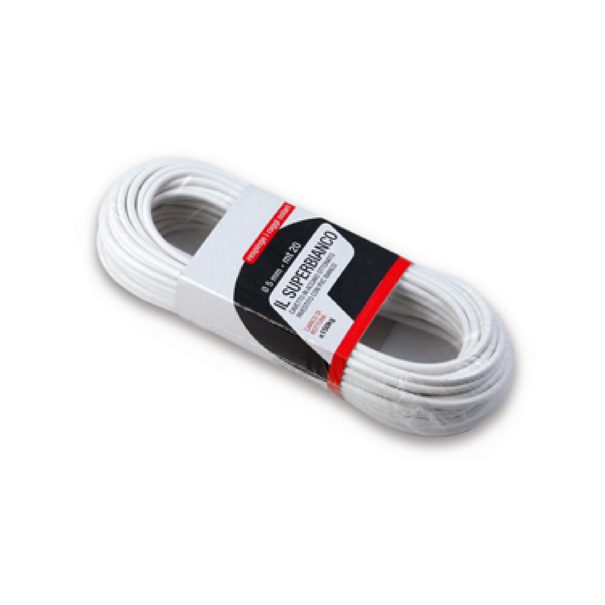 Cavetto stendibiancheria IL SUPERBIANCO acciaio pvc Ø mm 5x20 m filo bucato lavatrice