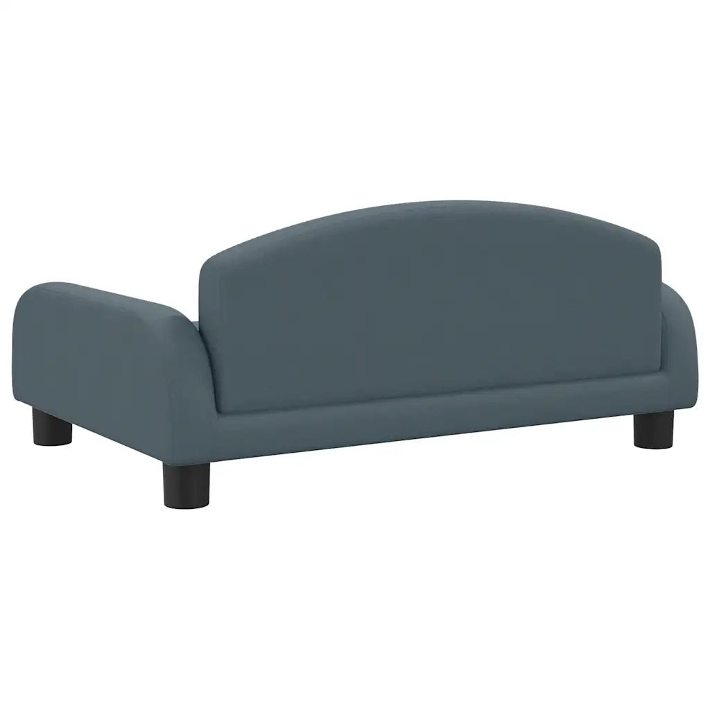 Lettino per Cani Grigio Scuro 70x45x30 cm in Tessuto CFW2253979
