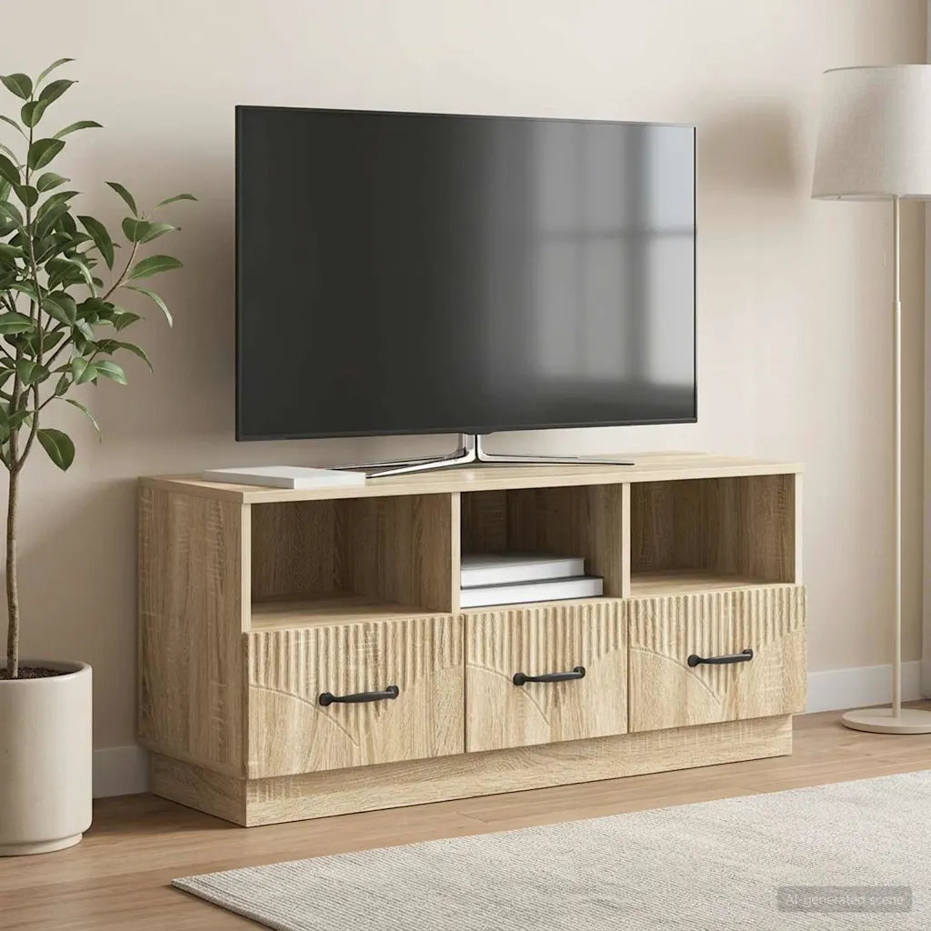 Mobile TV Rovere Sonoma 102 x 34,5 x 47 cm Legno ingegnerizzato 895367