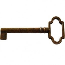 CHIAVE PER MOBILI '7010' 31x67 mm - Patinato antico - GIUSTI