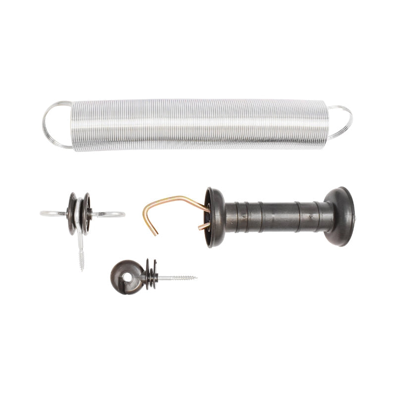 Kit completo per recinzione elettrica 12V, 14 Joule, lunghezza filo 1000m con pannello solare 20W e 100 isolatori Breckner Germany