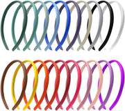 Cinture per capelli in stoffa - 20 pezzi di colore pastello per cinture per capelli DIY - adatte per feste e spettacoli (20 colori)