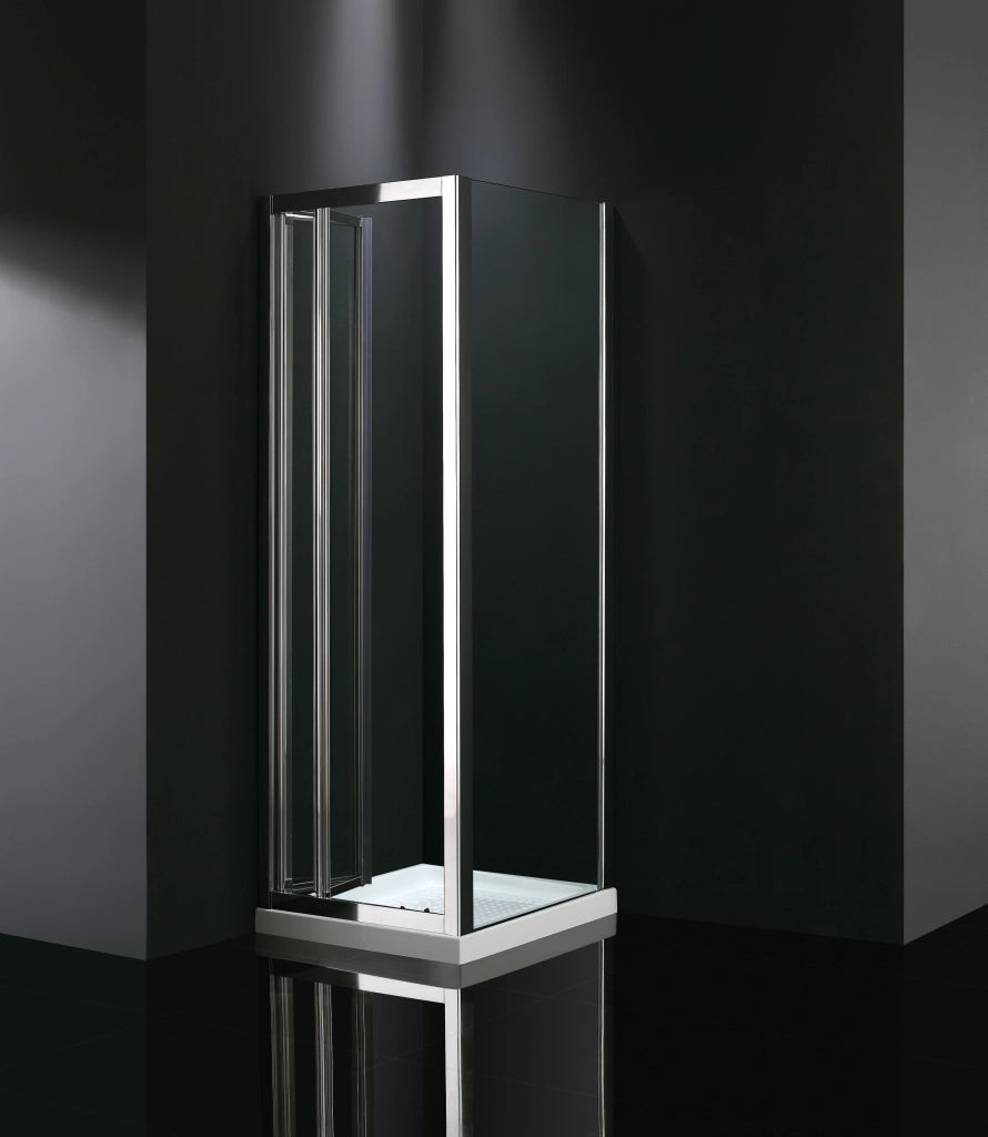 Box doccia frontale pieghevole AKORD 100 cm (96-101) cromo vetro trasparente