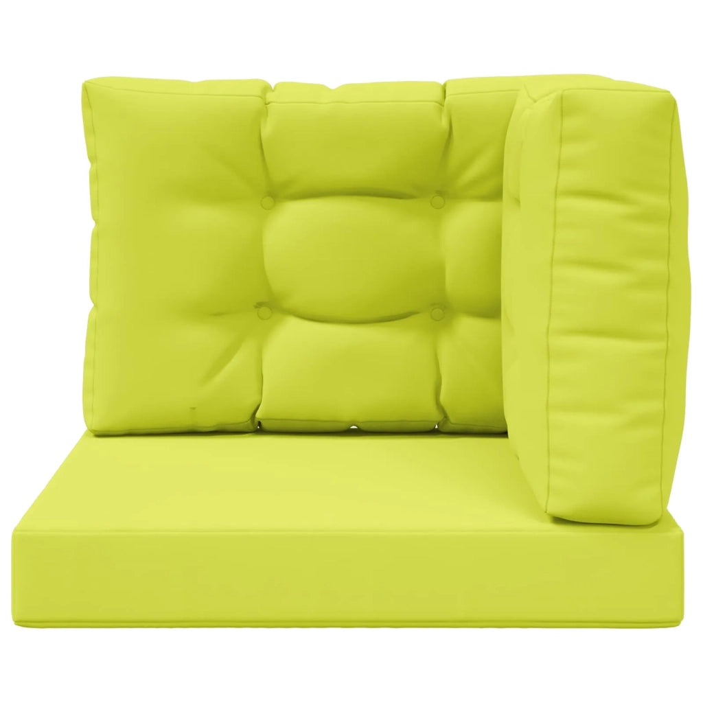 Cuscino per divano da esterno 3 pcs Verde Poliestere 900766
