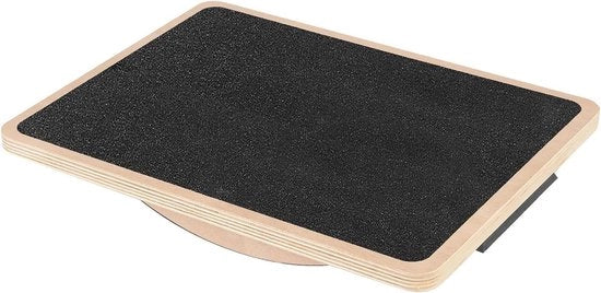 Pannello inclinabile in legno - Regolabile con 5 posizioni - Tavola di stretching con maniglia laterale aggiuntiva - Portatile - 5 posizioni Tavola di allenamento