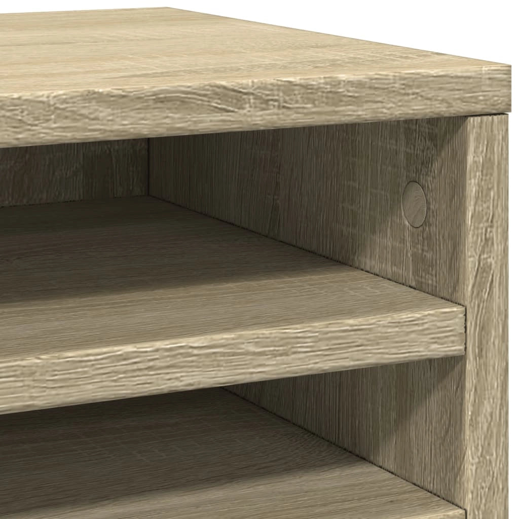 Mobiletto portaoggetti per ufficio in rovere Sonoma 36 x 26 x 29,5 cm 02_0043586