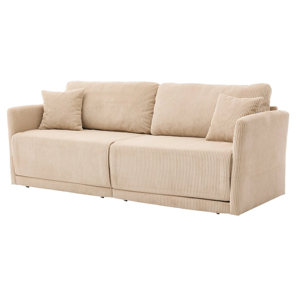 Divano letto ¨C Minimal ¨C tessuto grigio 140x200cm