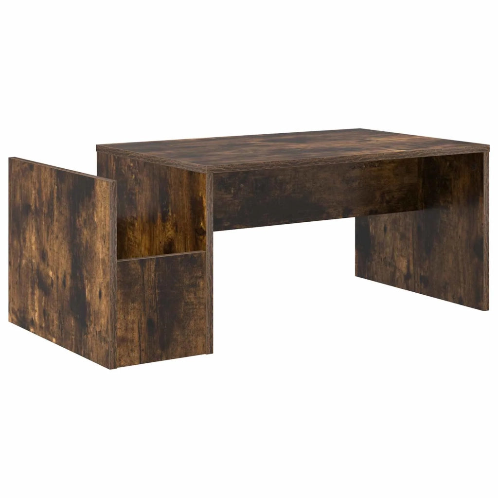 Tavolino da salotto | Tavolino da caff¨¨ | Tavolino da Soggiorno Rovere fum¨¦ 90 x 45 x 35 cm