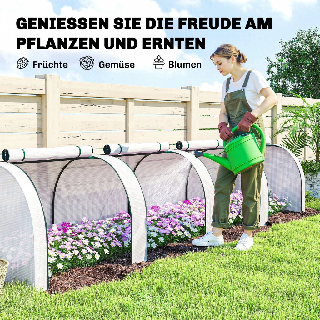 Serra da giardino ¨C zephmum ¨C Bianco 395x100x80 cm