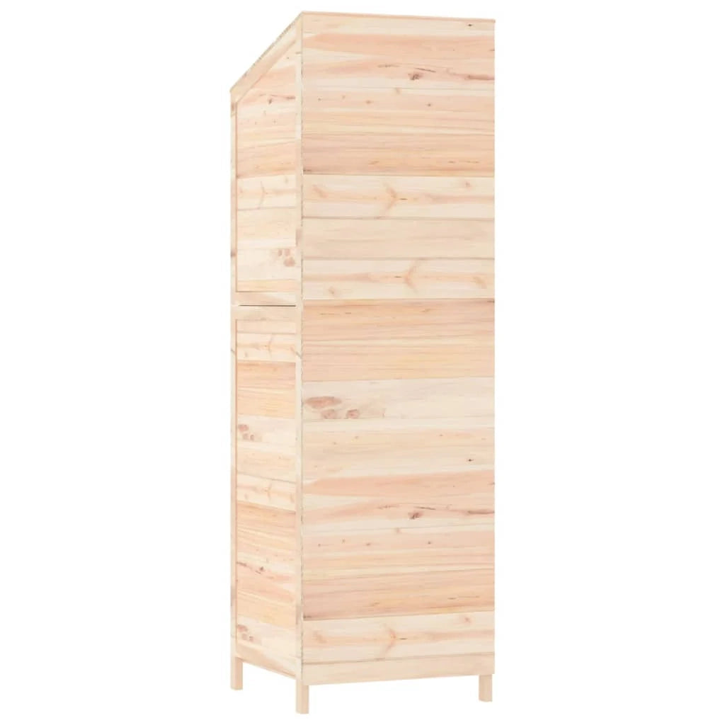 Casetta da giardino 55 x 52 x 174,5 cm in legno massello di abete marrone 02_0044051