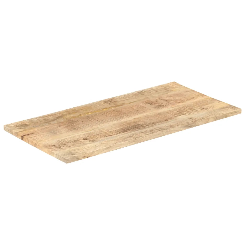 Piano Tavolo in Legno Massello di Mango 25-27 mm 100x60 cm cod mxl 55532