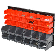 Pannello Portautensile con 30 Contenitori ¨C zephmum ¨C 37.5x18x63cm