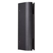 Applique esterna Italux Rovigo nera LED 16W 3000K IP54