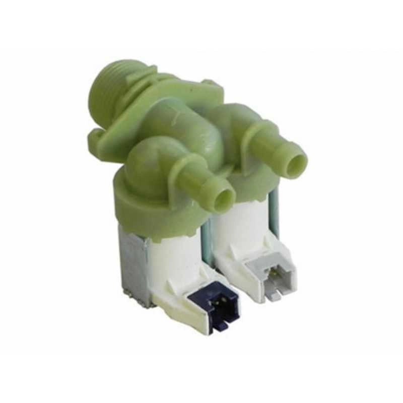 ELETTROVALVOLA DOPPIA 2 VIE LAVATRICE CANDY 41018989 HOOVER ATTACCO CONNETTORI - Candy Hoover Iberna Zerowatt