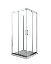 Box Doccia 3 Lati 70x140x70 cm 2 ante Scorrevoli in Cristallo trasparente 6mm H190 Sailor