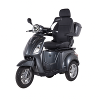 Z-TECH ZT-15-C Trilux Plus – Scooter Elettrico 3 Ruote per Anziani e Disabili-Grigio