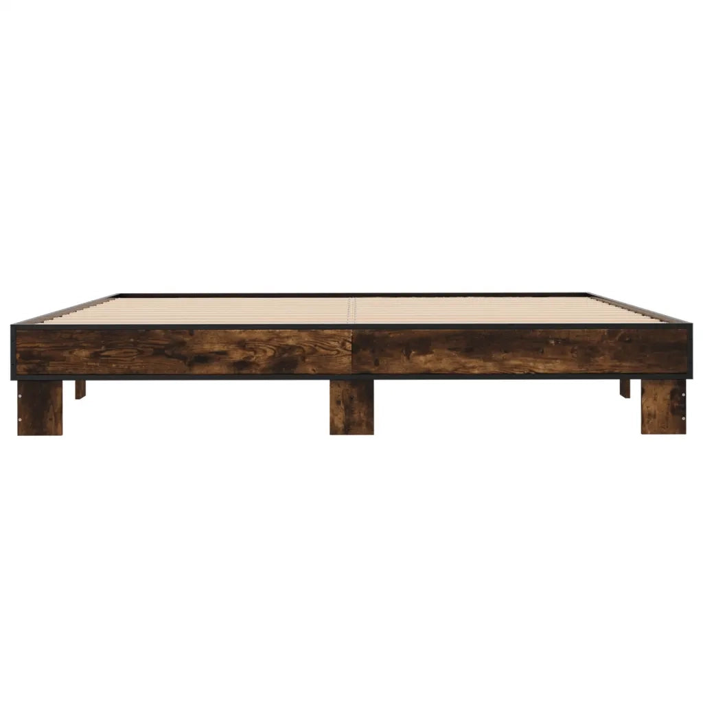 Giroletto Rovere Fumo 160x200 cm in Legno Multistrato Metallo