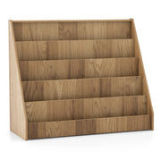 Libreria per bambini 91 x 38 x 76,5 cm con ampia capienza e vetrina frontale in legno naturale 20_0018457