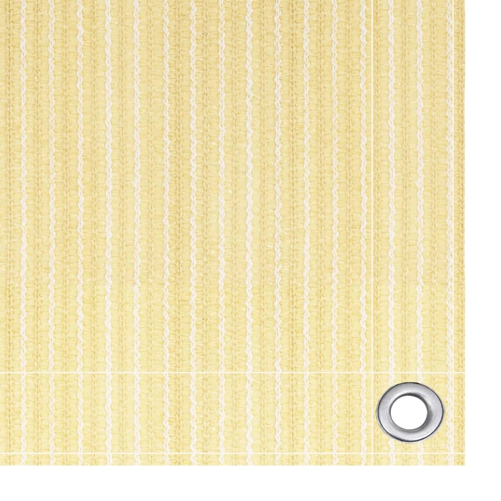 Schermo per balcone schermo per la privacy 90 x 500 cm HDPE beige 02_0010035