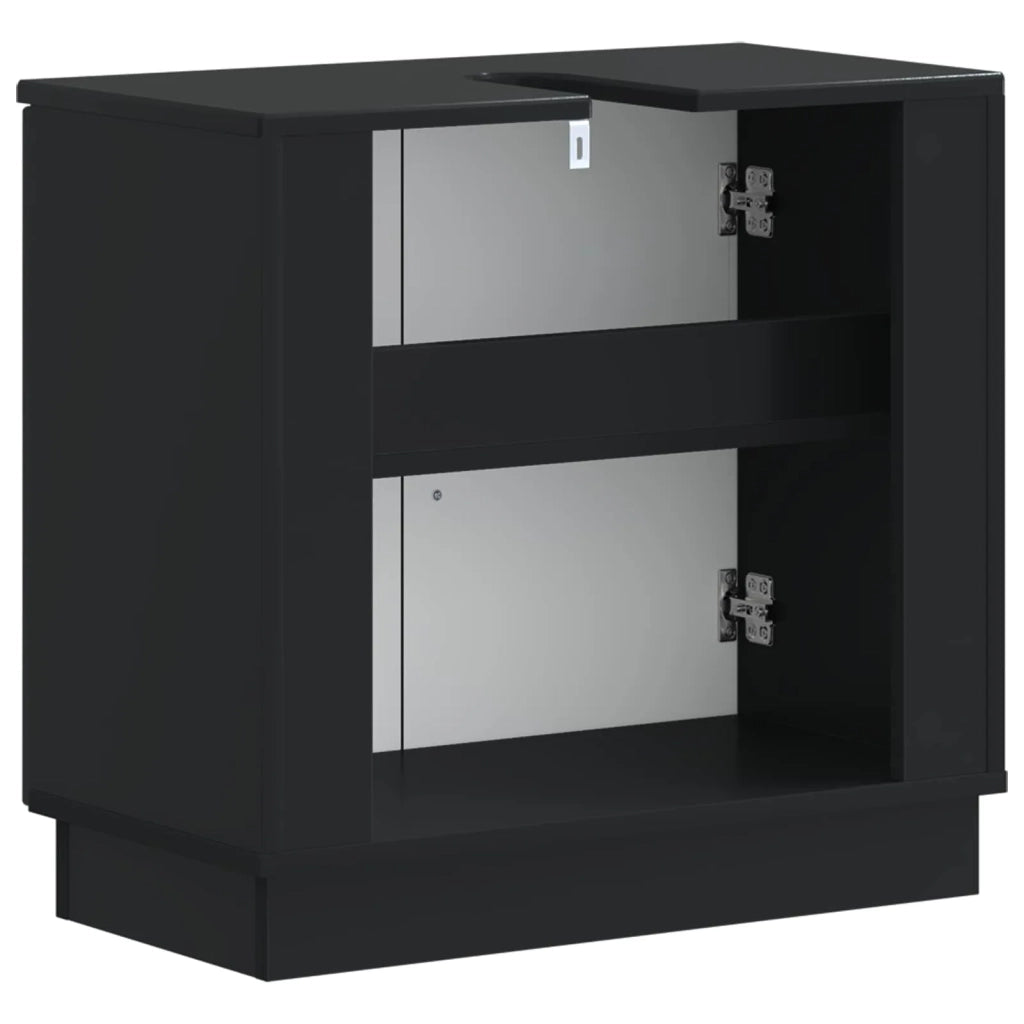 Armadio per Lavabo da Bagno HOORN Nero 59,5 x 31,5 x 56 cm 897226