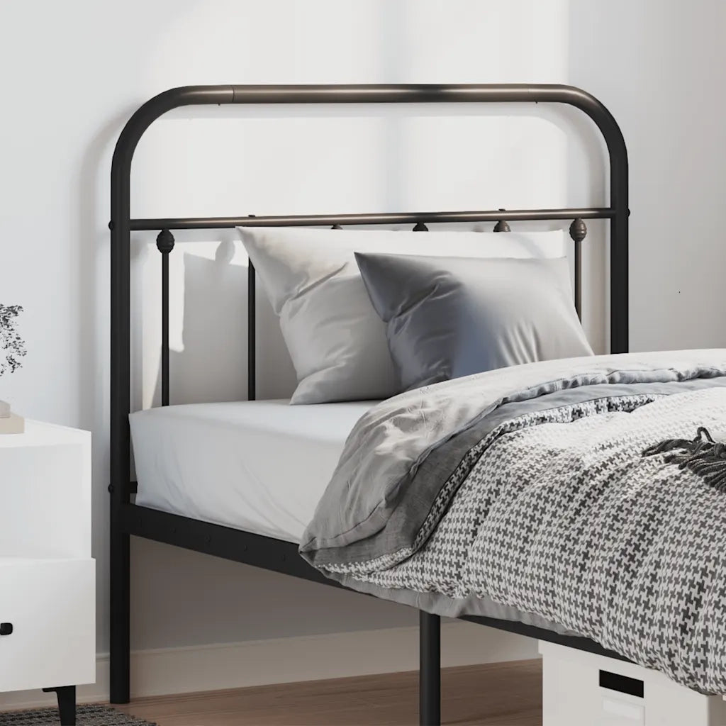 Testiera di Ricambio in Metallo Nero 100 cm 352607